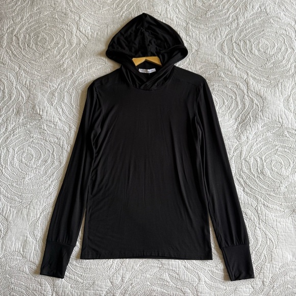 NWT - Mika Jaymes - Modal Hoodie - Black - Picture 3 of 10